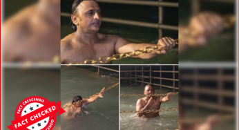 अखिलेश यादव के हरिद्वार में गंगा स्नान की तस्वीर महाकुंभ का बता कर भ्रामक दावा वायरल…