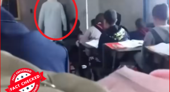 ट्यूनीशिया के एक स्कूल के क्लासरूम में बच्चे की पिटाई का वीडियो यूपी का बता कर हाल की घटना के दावे से वायरल….
