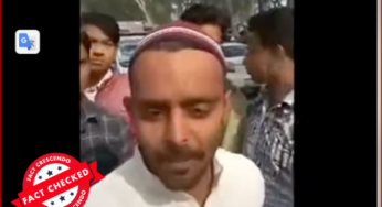 दिल्ली का पुराना  और असंबंधित भूमि विवाद का वीडियो हालिया  वक्फ संशोधन विधेयक से जोड़ कर वायरल…