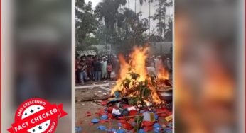 बांग्लादेश में मजार में हुई तोड़फोड़ का वीडियो पश्चिम बंगाल का बताकर वायरल…..