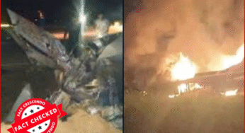 असंबंधित  और पुरानी  तस्वीरों को  पाकिस्तान द्वारा भारत पर जवाबी हमले के झूठे दावे से वायरल किया जा रहा है।